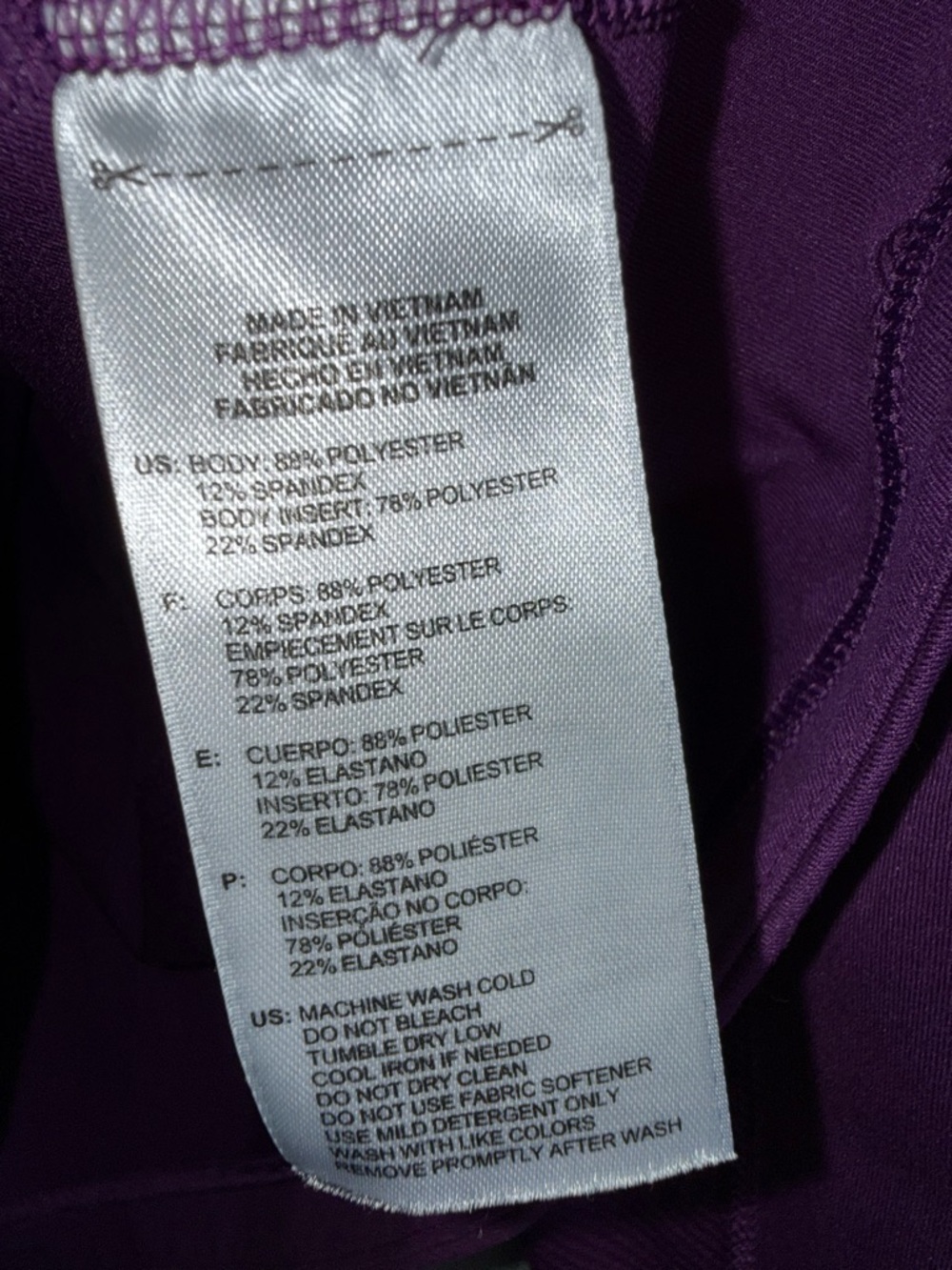 Adidas Climalite 1/4 Zip Pullover Jacket Women's Size M - Purple With Thumbholes - Picture 6 of 9